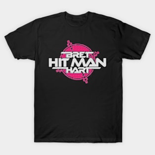 Bret Hart Hitman Logoo T-Shirt